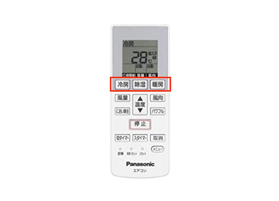Panasonic エアコンのリモコン